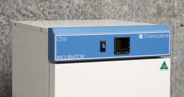 laboratory incubator programmable omron controller close up 