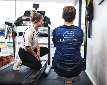 motorsports driver training measuring fitness on rowing machine